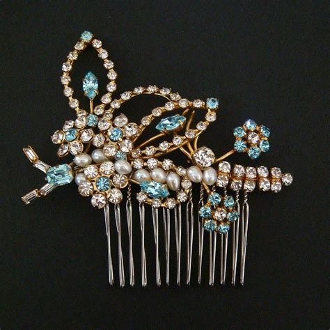 vintage hair combs|vintage hair combs art deco.